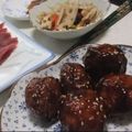きらり流れ星's cooksnap of when they made 黄金比万能タレ♡で照り焼きミートボール.