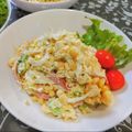 夢☆里's cooksnap of when they made キャベツと炒り卵のマヨネーズサラダ.