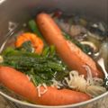saki1010's cooksnap of when they made 力士時代 美味しさに感動した塩ちゃんこ鍋.