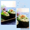 runa10's cooksnap of when they made 枝豆チーズ大葉たらこマヨネーズおにぎり♪.