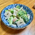 ねっちゃんっ's cooksnap of when they made 蓮根とブロッコリーの梅マヨサラダ.