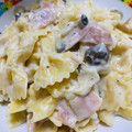 さと鈴's cooksnap of when they made ♫ワンポットで♡絶品きのこクリームパスタ.