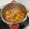 ٩(^‿^)۶'s cooksnap of when they made 圧力鍋でやわらか☆大根&手羽元の煮物☆.