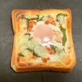クックM6DK2O☆'s cooksnap of when they made ボリューム満点♪鮭マヨ目玉焼きトースト.