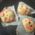 アンリガトウ's cooksnap of when they made 肉まん★551蓬莱風【簡単可愛い豚まん】.