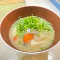 〜みみ〜's cooksnap of when they made 旨味ある【里芋と色々野菜のお味噌汁】.