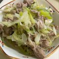 かなかなクック's cooksnap of when they made スタミナねぎ塩豚こま炒め.