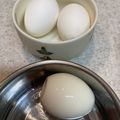 ビートルズ食堂's cooksnap of when they made 放置で簡単！つるんと茹で卵のむき方♬.
