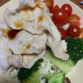 ゆりはるみ♡'s cooksnap of when they made 冷しゃぶサラダうどん★めんつゆで簡単.