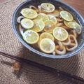 リンリン☆☆☆'s cooksnap of when they made すだちぶっかけうどん（今回は冷やし）.