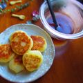 haruku221's cooksnap of when they made モッチモチみたらしチーズいももち.