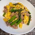 Annjy's cooksnap of when they made 『コクうま♡豚とアスパラと卵の炒めもの』.