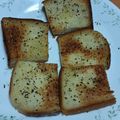 おかず's cooksnap of when they made 【本掲載】サクサクッ！ガーリックトースト.
