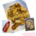 yu228's cooksnap of when they made 簡単！お弁当。ちくわと卵の焼肉のタレ炒め.