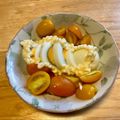 さすらい's cooksnap of when they made ゆで卵きゅうりプチトマトサラダ【簡単】.