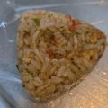 ゆるмαмα's cooksnap of when they made お弁当に♪混ぜ込みおにぎり☺お好み焼き味.