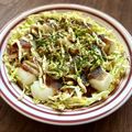 pali's cooksnap of when they made お餅１個でキャベツたっぷりお好み焼き.