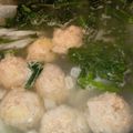 hiro1616's cooksnap of when they made 餃子のタネが余ったら…スープで！.