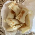 ☆yopipi's cooksnap of when they made ☆餃子の皮☆さつまいもチーズスティック.