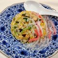 在宅勤務のおじさん's cooksnap of when they made かにあんかけチャーハン★.
