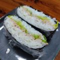 YCHキッチン's cooksnap of when they made 定番！ツナマヨおにぎらず.