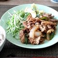 あず7225's cooksnap of when they made 豚コマの甘辛味噌ハニーマスタード炒め.