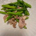 ピーナッツ子♪'s cooksnap of when they made アスパラと豚肉の炒め物.