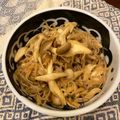 凸凹ポスト's cooksnap of when they made 糸こんにゃくとしめじのきんぴら.