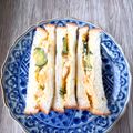 悠LOVE航's cooksnap of when they made 簡単☆味玉ときゅうりのサンドイッチ.