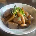 Kayo's cooksnap of when they made ごぼうとこんにゃくのピリ辛煮.