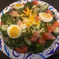 大和栗鼠's cooksnap of when they made アメリカでハマったケールサラダ☆.