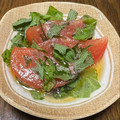 しゅがーぐらいだー's cooksnap of when they made 美肌♡絶品 トマトと大葉の白だしマリネ.