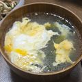 ゆるмαмα's cooksnap of when they made 鶏のゆで汁で作る！ワカ玉スープ.