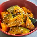 shion's cooksnap of when they made お弁当にも♪出汁いらず♪南瓜の塩麹煮.