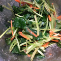 ☆ayami☆26's cooksnap of when they made 介護食　三つ葉の簡単酢味噌和え.