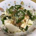 まりっコぐらし's cooksnap of when they made 逸品！オクラと豆腐の簡単ヘルシーおつまみ.