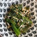 run※'s cooksnap of when they made 小松菜としらすの和え物.
