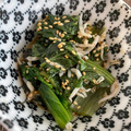run※'s cooksnap of when they made 小松菜としらすの和え物.