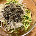 maruko1975's cooksnap of when they made きゅうりとシラスのさっぱりサラダ☆.