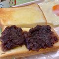 ビートルズ食堂's cooksnap of when they made 小倉あんトースト♪.
