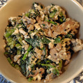 tikariri's cooksnap of when they made ごはん切れ注意♪豚と大根葉の炒め物.