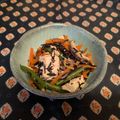 龍青空ママ's cooksnap of when they made 豆腐としいたけの塩炒めひじき入り.