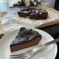 豆だいふく子's cooksnap of when they made バスク風チーズケーキ♡チョコバスチー.