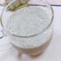みっちゃん❇️68's cooksnap of when they made 黒ごまきな粉バナナ豆乳スムージー.