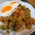 ゆるмαмα's cooksnap of when they made ナスたっぷり♫野菜と挽肉のドライカレー.