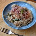 Yuki178's cooksnap of when they made ごま油香る♪そうめんチャンプル～☆.