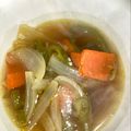 コバミツ's cooksnap of when they made 簡単 炒め玉ねぎ 人参ピーマンの スープ.