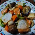 ｱｰﾁｬﾝﾏﾏﾁｬﾝ's cooksnap of when they made 鮭と茄子の甘酢炒め.