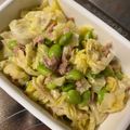 こりんママ8's cooksnap of when they made キャベツと枝豆の無限サラダ.