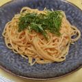 107yoko's cooksnap of when they made 白だしで簡単なのに極ウマの明太子パスタ.